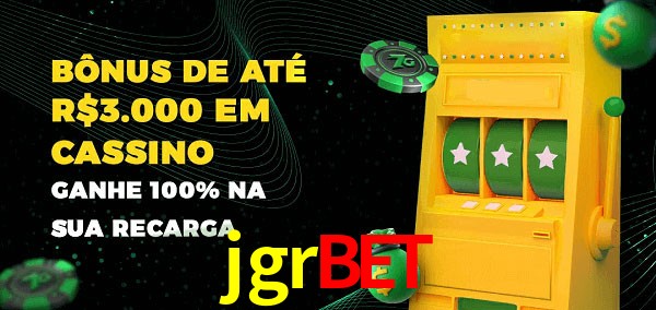 jgrbet melhor bônus de depósito